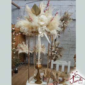 Le Centre de Table sur Sellette Pampa Chic ! en location