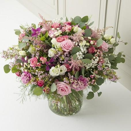 Bouquet exceptionnel "Amour Légendaire" • blanc et rose