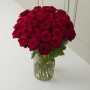 Bouquet "À la folie" • Roses rouges intense