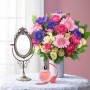 Bouquet "Feu d'artifice" • Rose, Blanc, Mauve