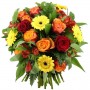 Bouquet "COCCINELLE" • Jaune, Rouge & Orange