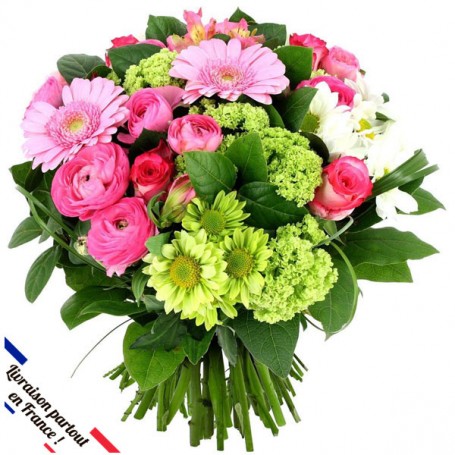 Bouquet "Ambassadeur" • Rose & Vert